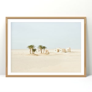 Printable photo of a desert Oasis, boho digital art print, desert print Instant Download
