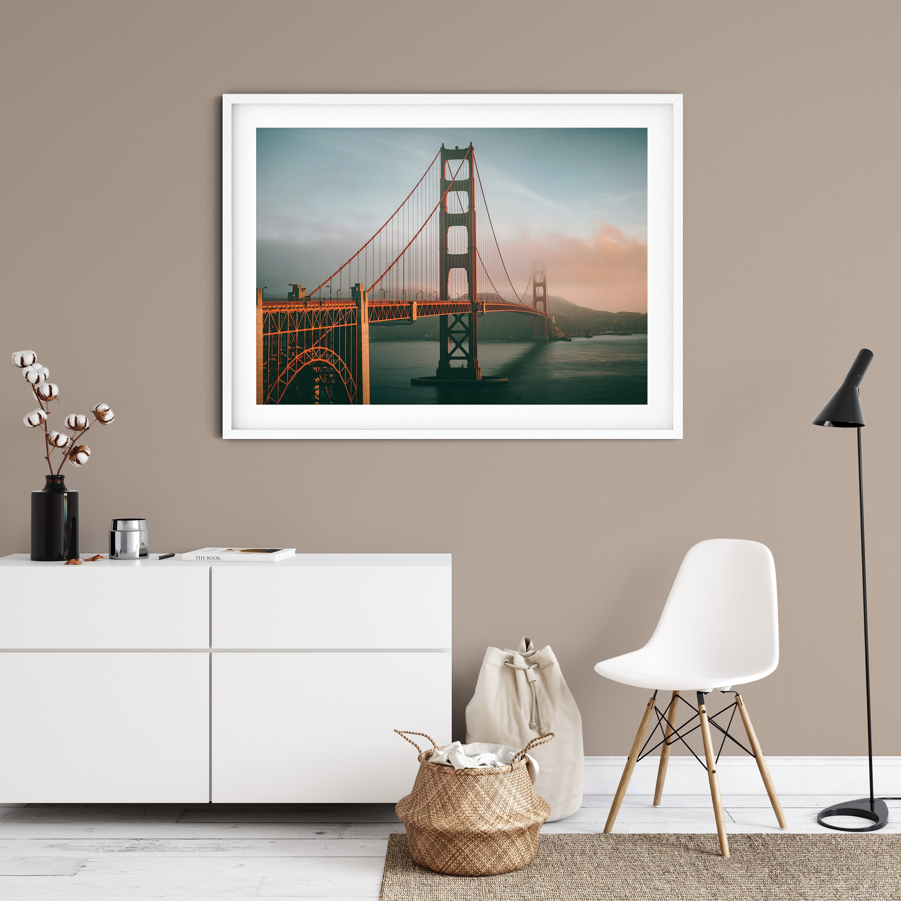 Download Printable Photo Golden Gate Bridge Horizontal Digital | Etsy