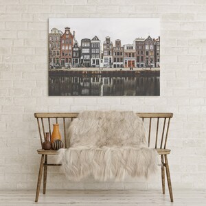 Printable Photo of an Amsterdam Gracht Neutral European - Etsy