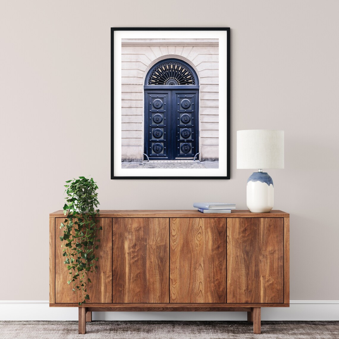 Download Printable Photo Blue Paris Door French Architecture - Etsy