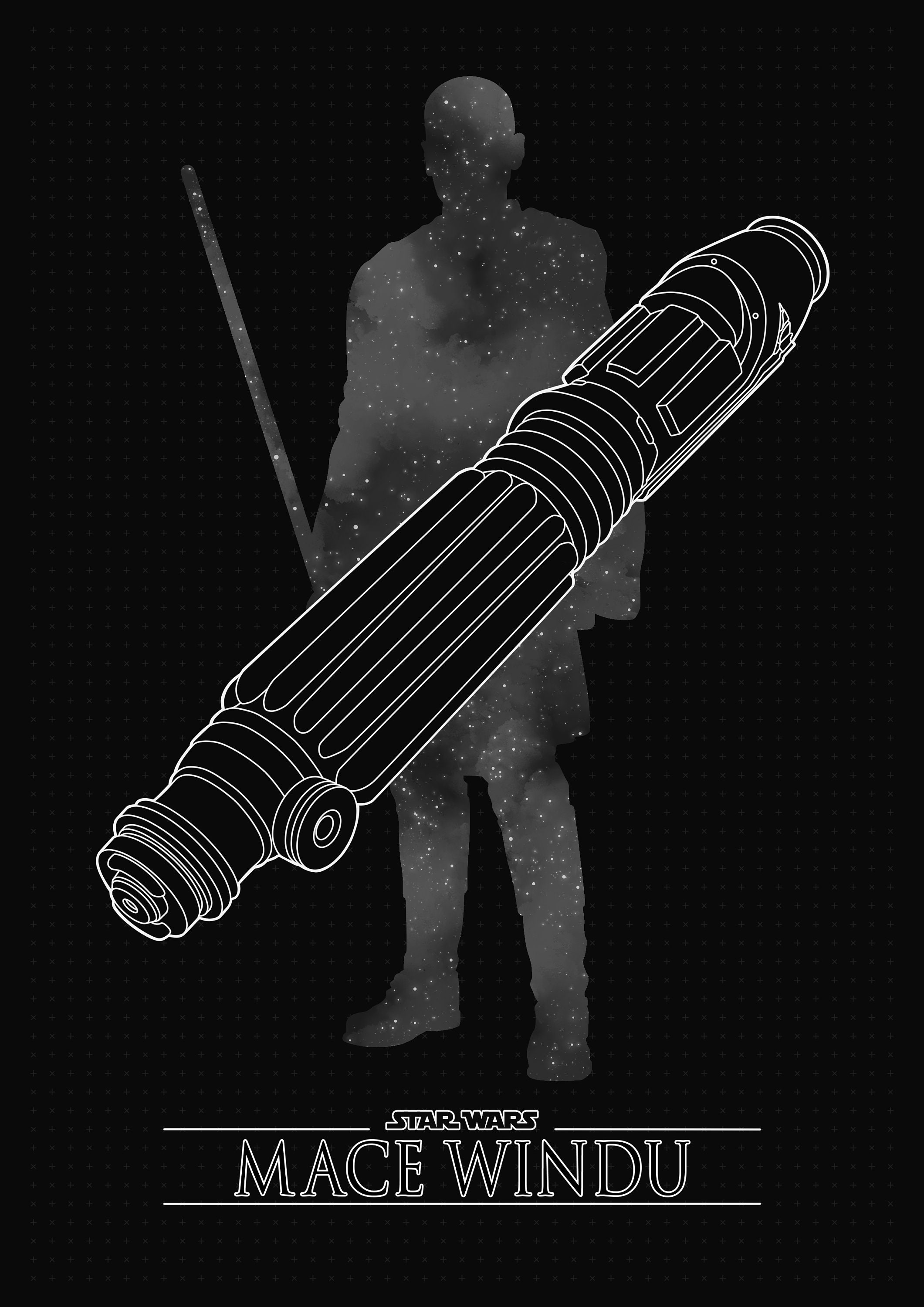 Mace Windu Lightsaber Etsy