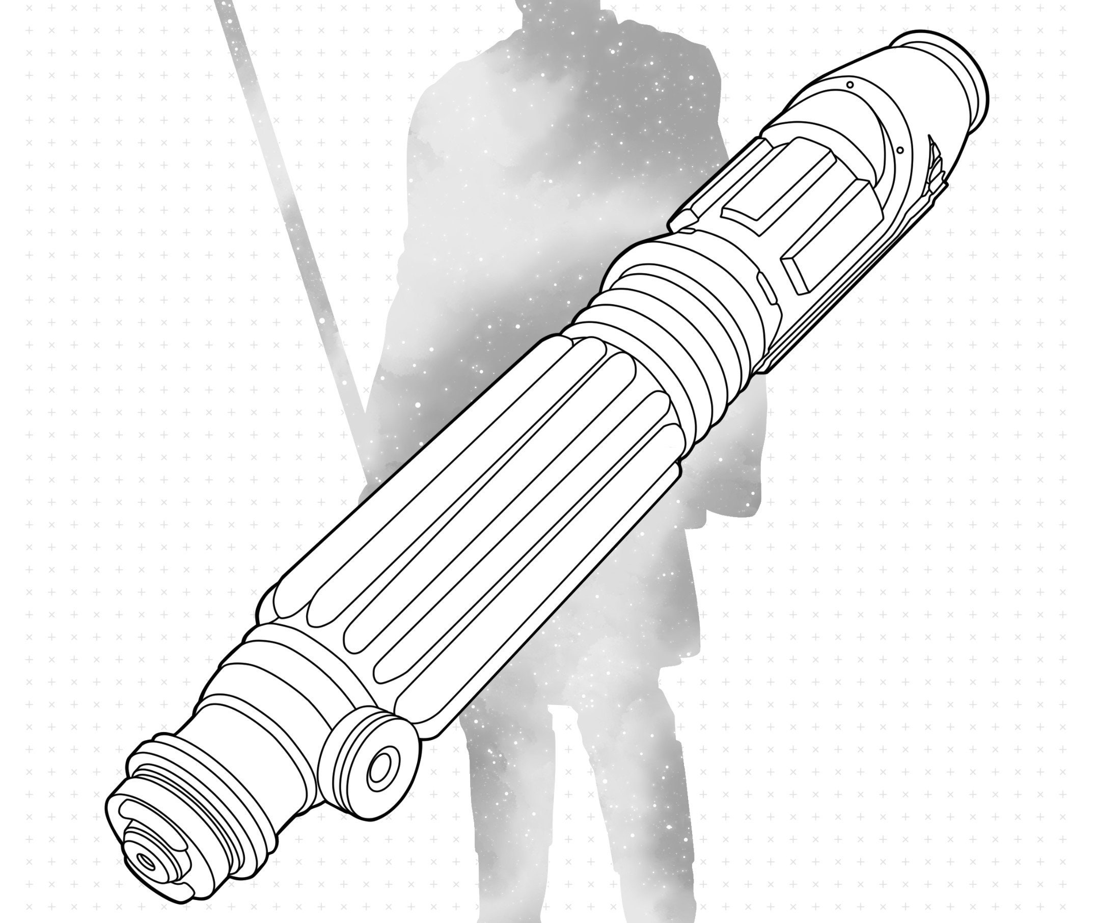 Mace Windu Lightsaber Etsy