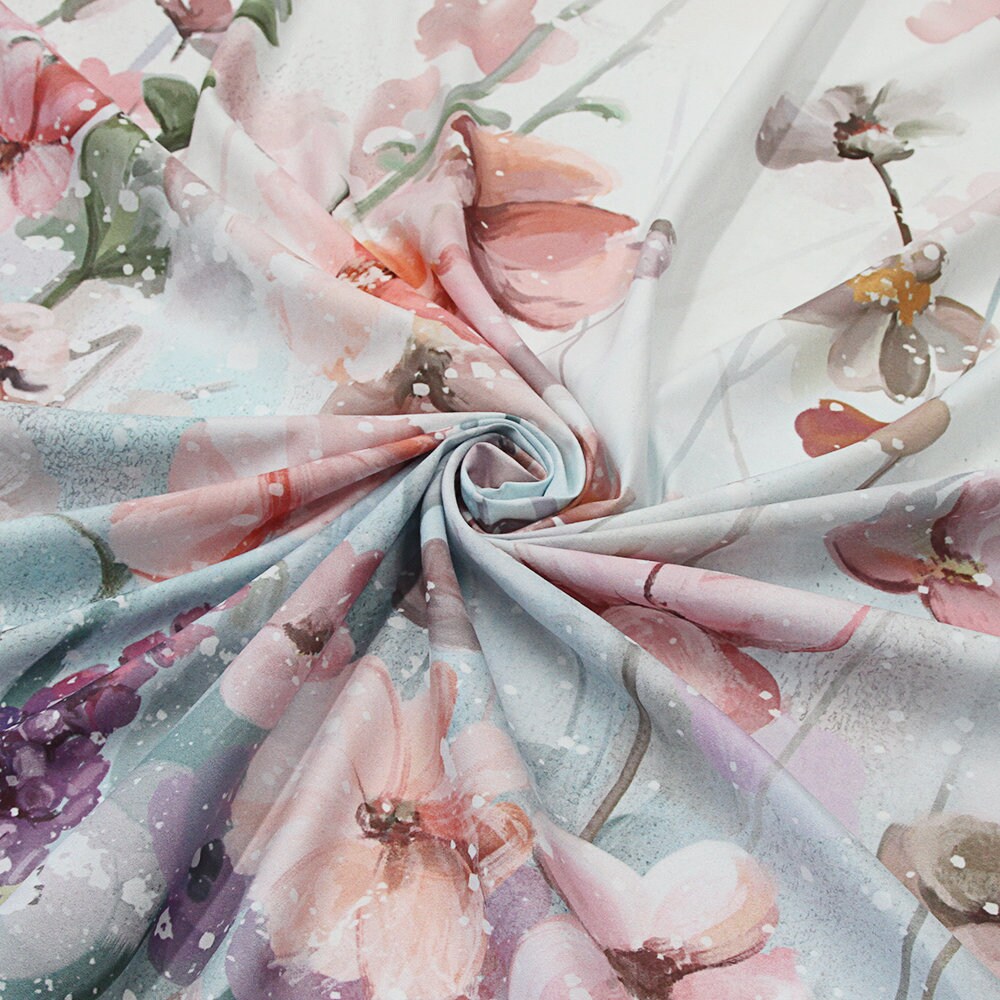 Pink Floral Tapestry Wall Hanging for Bedroom Aesthetic Etsy