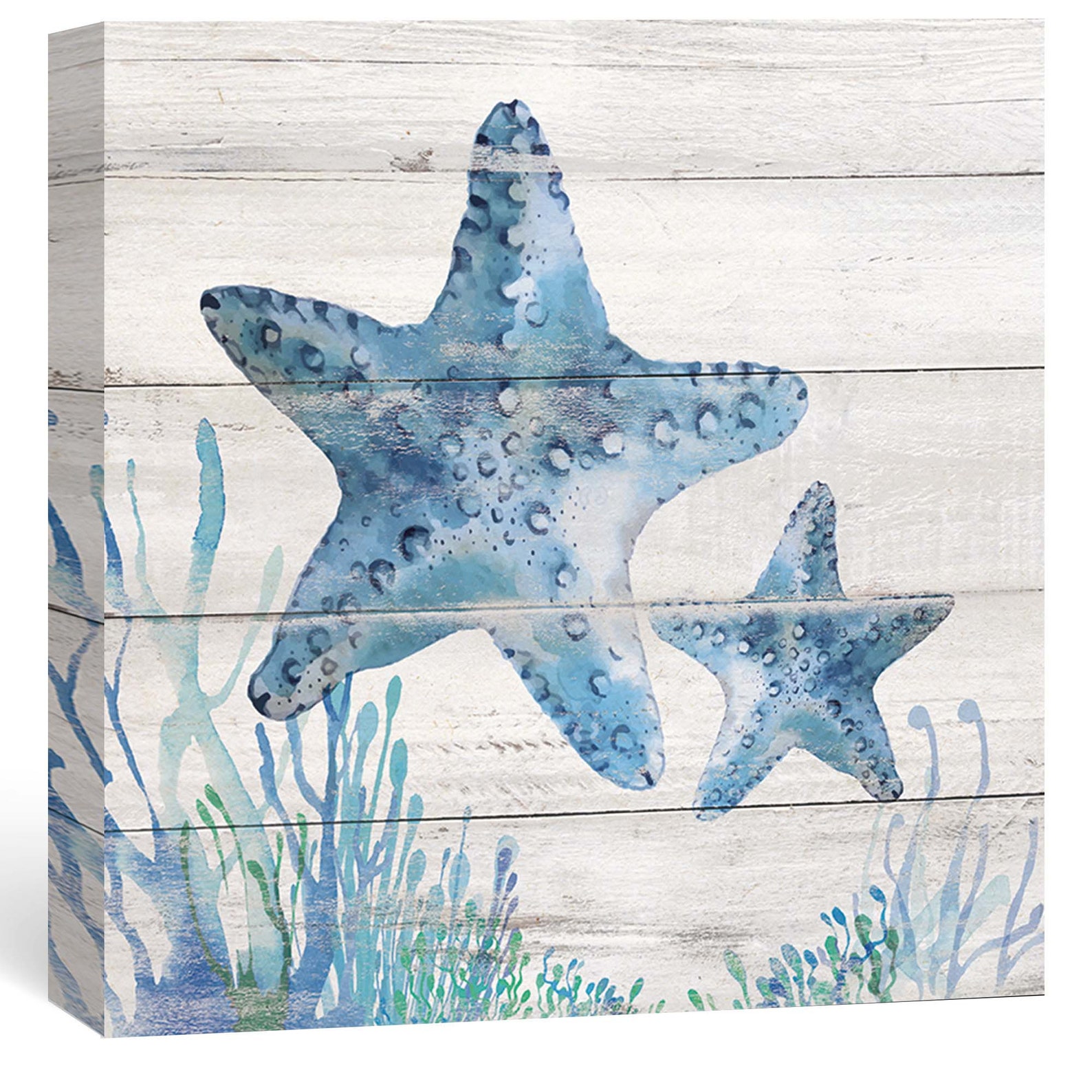 Sea Life Oceanic Creature Wall Art Set of 4kid Nursery Decor Etsy