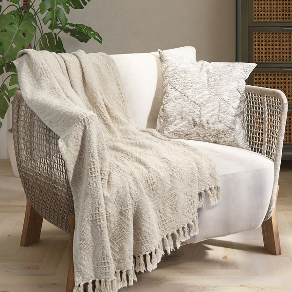 Throw Blanket Boho Etsy