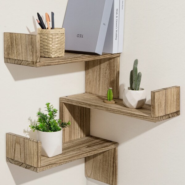 Wooden Wall Shelves Etsy
