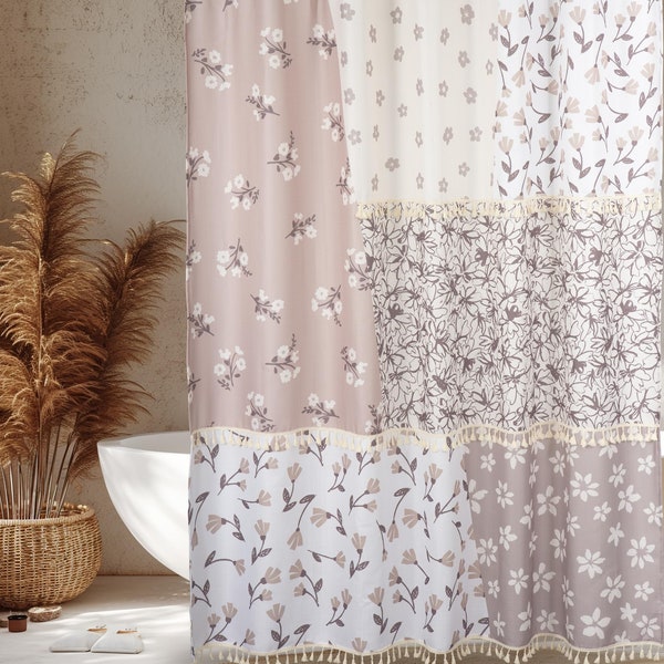 Farmhouse Shower Curtains Etsy