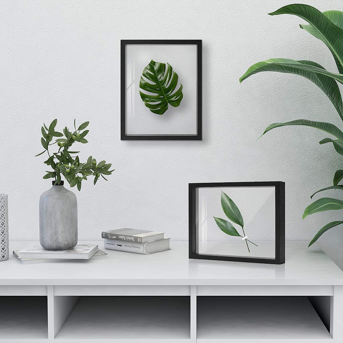 Glass Picture Frame 8X10 Floating Photo Frames Double Glass Etsy