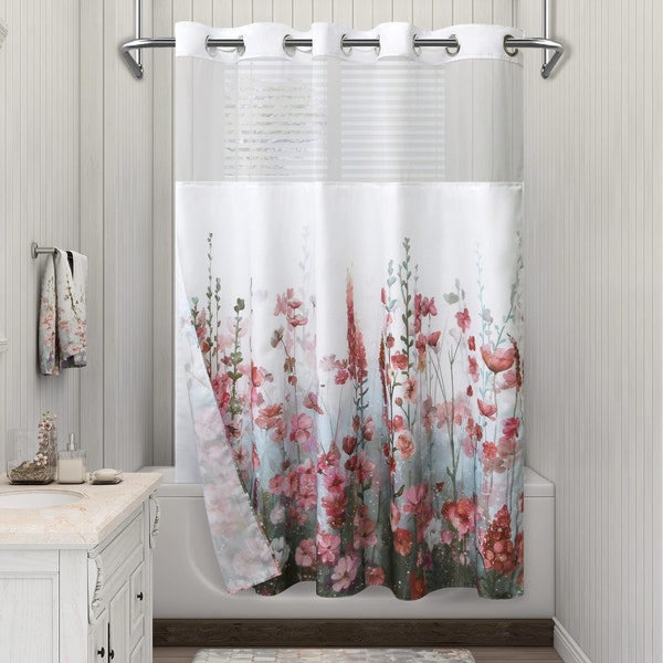 Hookless It's A Snap Shower Curtain