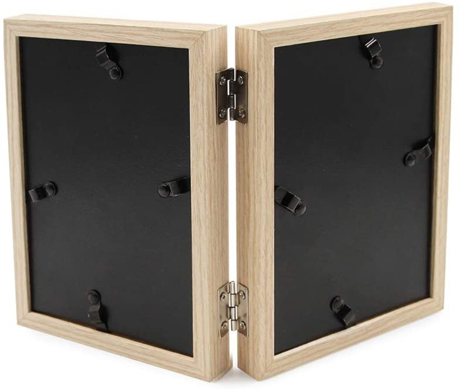 Double Picture Frame 4x6 Rustic Wood Hinged Photo Frames for Etsy