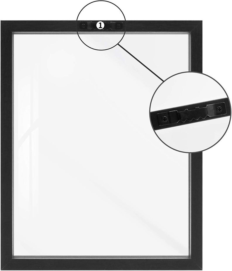 Glass Picture Frame 8X10 Floating Photo Frames Double Glass Etsy