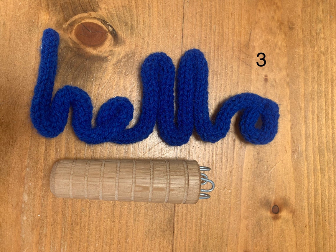 Solid Oak Hand Turned French Knitting Dolly Etsy