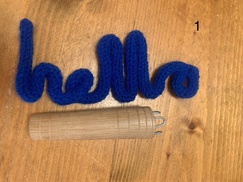 Solid Oak Hand Turned French Knitting Dolly Etsy