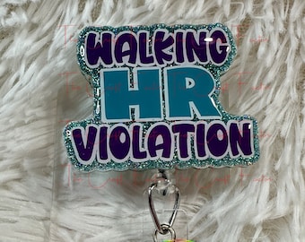 Funny HR Violation Badge Reel: Human Resources Gift