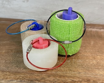 3D Printed Coban Dispenser, Badge Reel Tape Holder