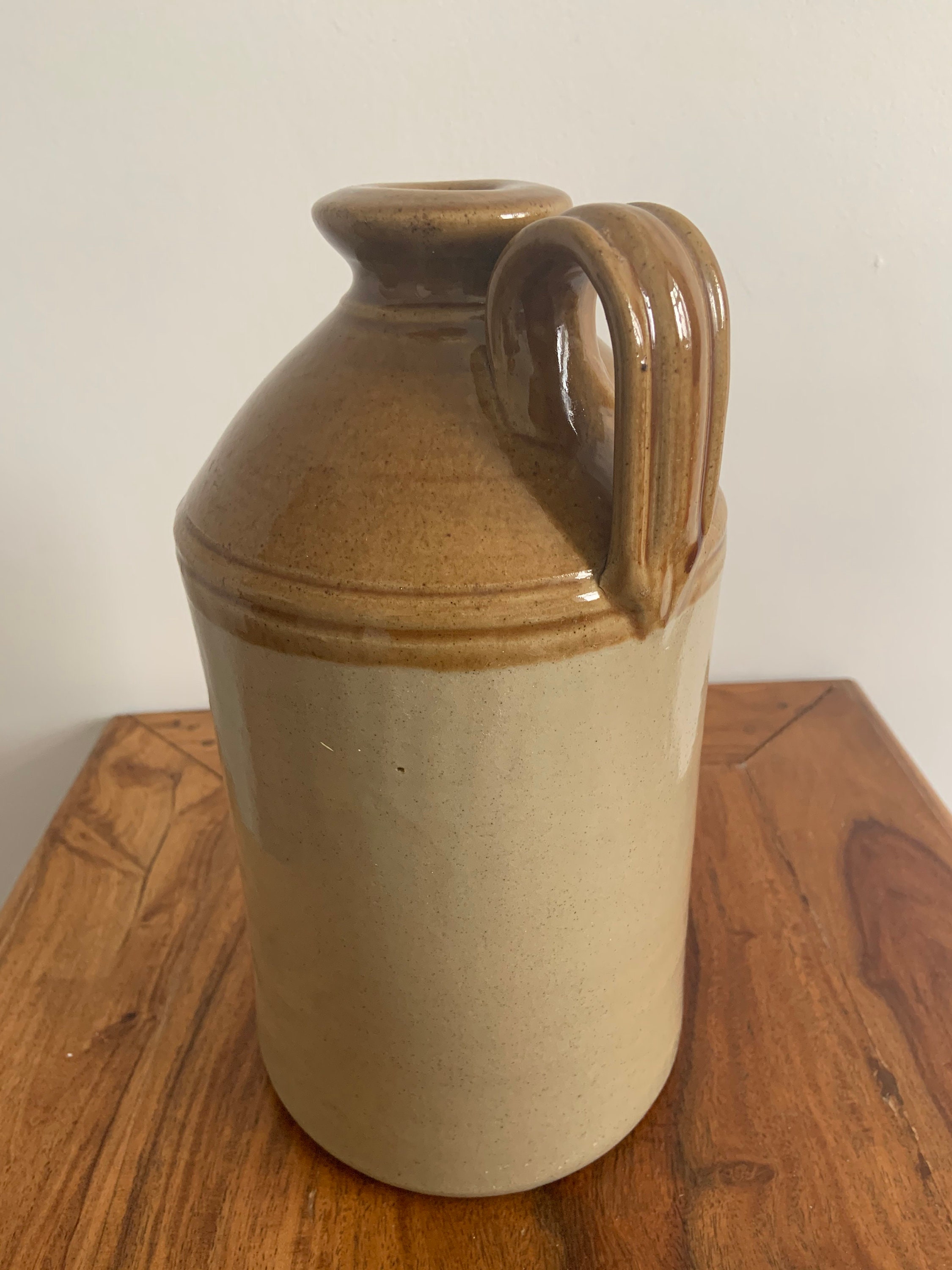 Vintage Stoneware Jug Large Vintage Bottle Etsy UK
