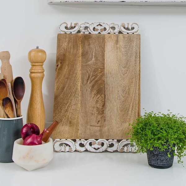 Chopping Board Bread Board Serving Tray Mango Wood