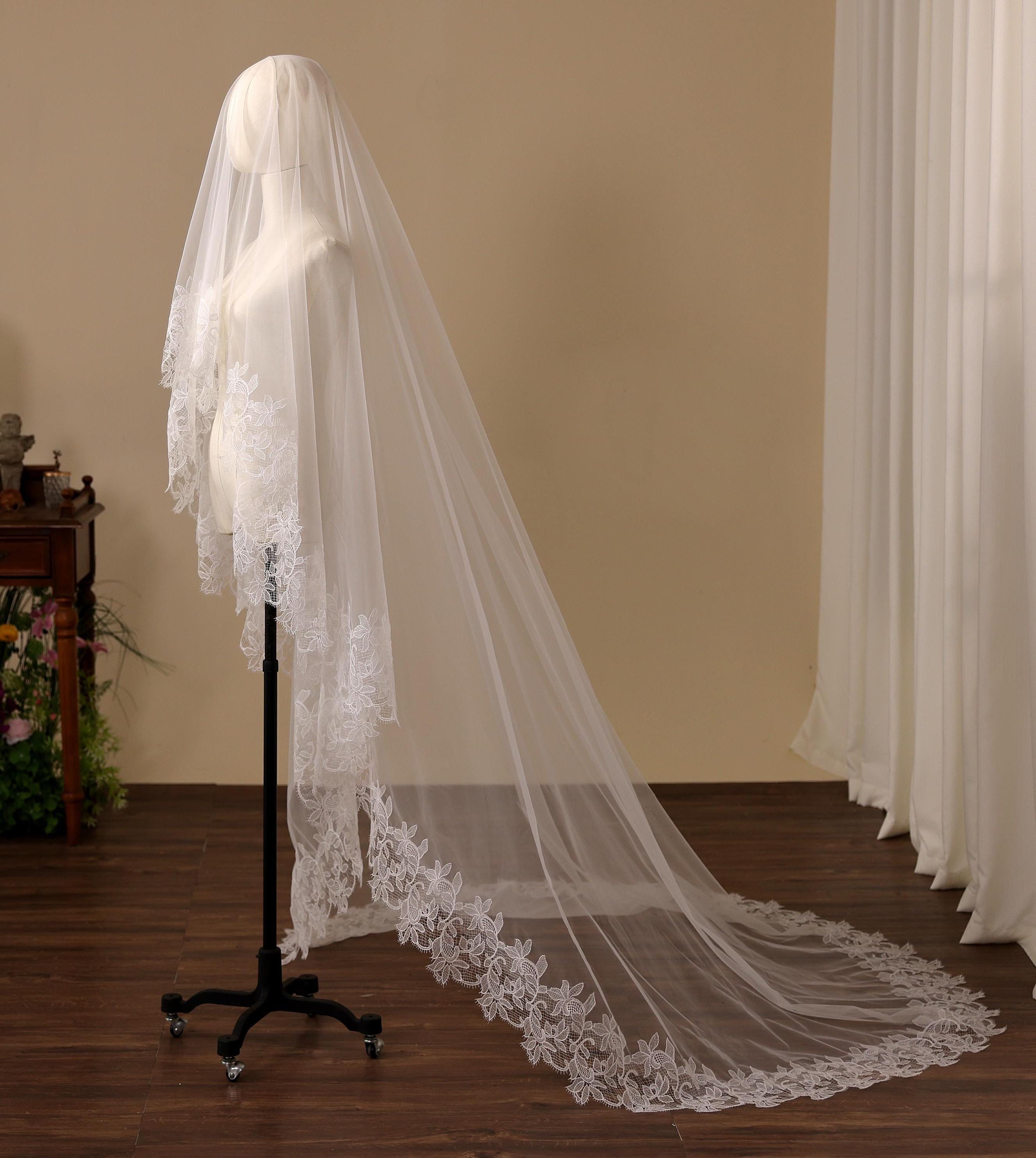 Wedding Veil Scallop Vintage - Etsy