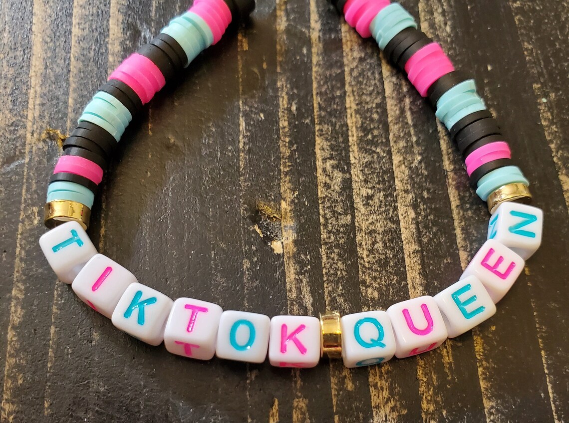 TikTok Bracelet Heishi Beaded Bracelets Etsy