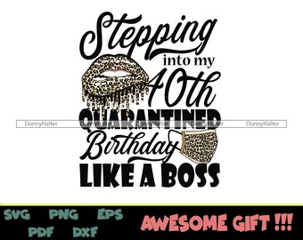 Download Free Stepping Into My 34 Th Birthday Like A Boss Svg 34th Birthday Etsy PSD Mockup Template
