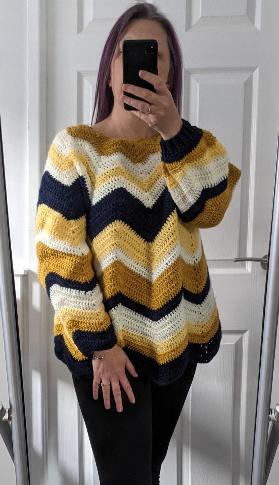 Chevron Raglan Jumper Crochet Pattern: Made-to-measure (PDF Pattern) - Etsy