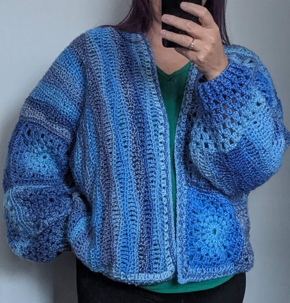 Womens Lightweight Crochet Cardigan Tie Front Shrugs Knit