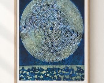 Moon Exhibition Poster Max Ernst - Rare Museum Print