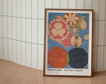 Hilma af Klint Abstract Print - Abstrakt Pionjar - Swedish Art - Scandinavian Artwork