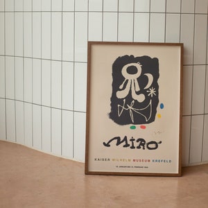 リトグラフ J.MIRO 1975 ミロの庭 版上サイン（7『真作