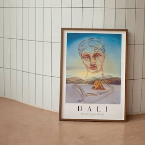Salvador Dali  - Birth of a Divinity -  Exhibition Poster Vertical Frame - Wall Art - Dali / Naissance d'une divinité