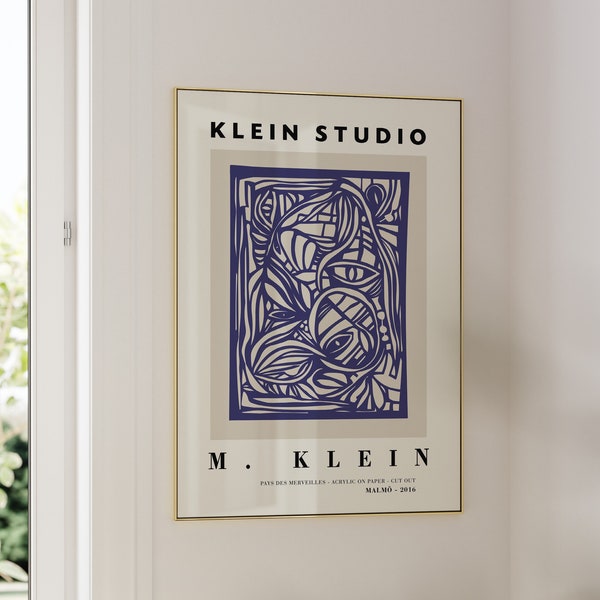 Klein Studio Wonderland - Mario Klein - Remastered Original Poster - Sketch / Swedish Design - Scandinavian Art