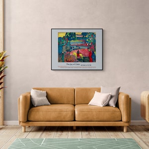 The Joy of Color Wassily Kandinsky Lancer in Landscape / Art Exhibtion ...