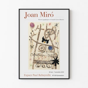Joan Miro &#39;Les Forestiers&#39; Druck - Galerie Maeght Ausstellung (Digitaler Download)