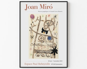 Joan Miro、ジョアン・ミロ【PERSONNAGE】 ジョアン・ミロ『座る女』