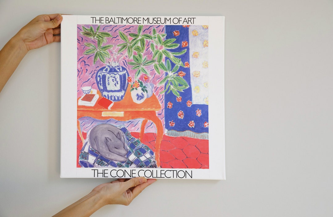 マティス「犬のいる室内」版画 - ボルチモア美術館（デジタル