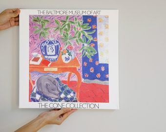 マティス「犬のいる室内」版画 - ボルチモア美術館（デジタル