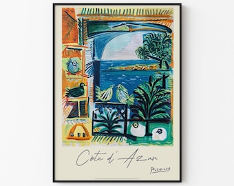 Pablo Picasso Cote d'Azur Poster: Rare Vintage Art (Digital Download)