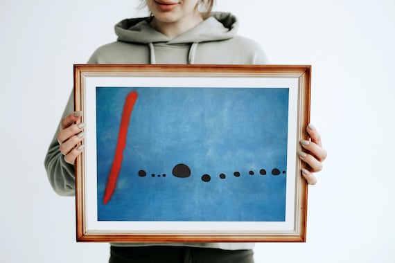 ジョアン・ミロ ブルー II - ブルー 2 / 近代美術館展ポスター