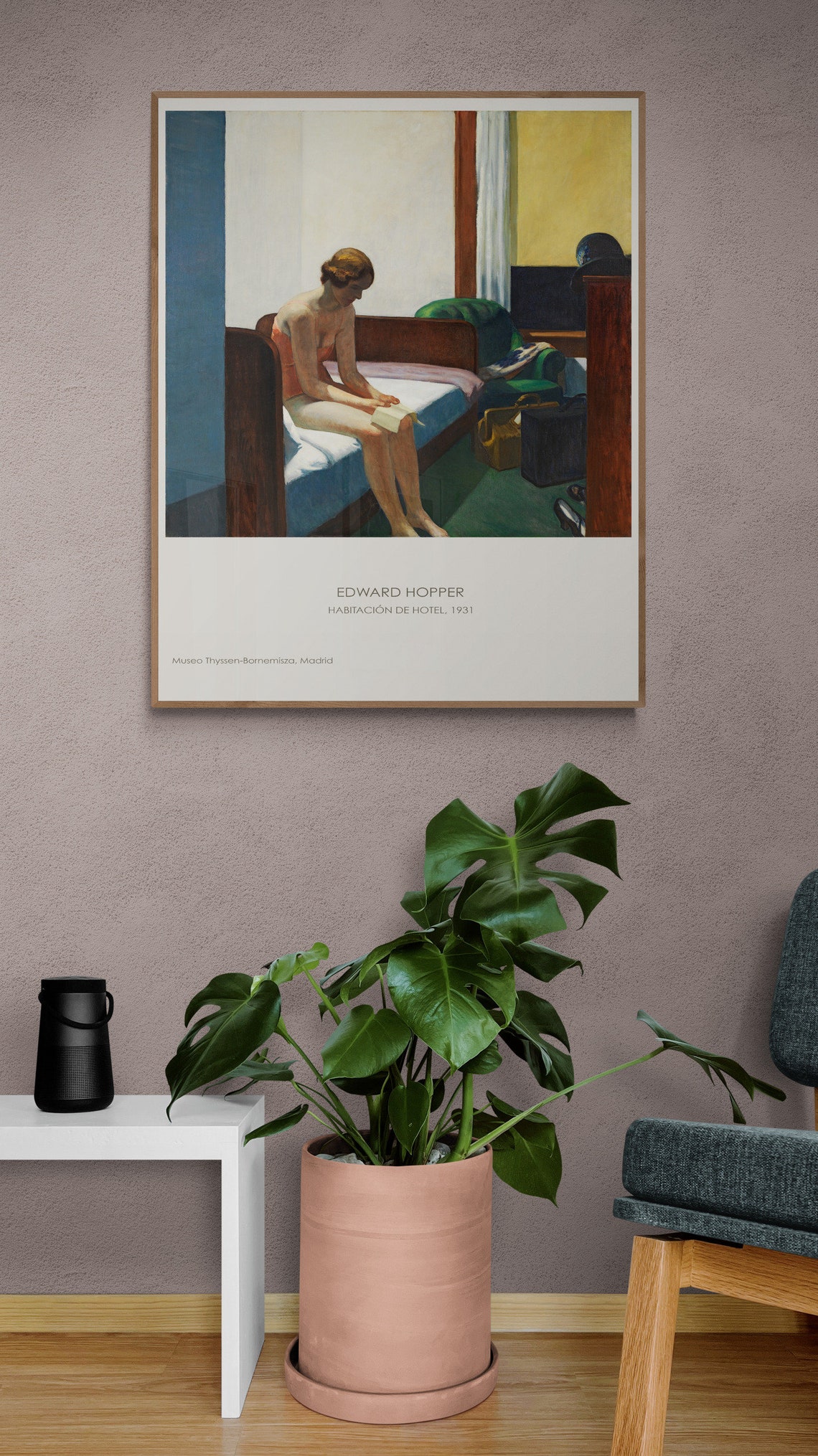 Edward Hopper Hotel Room / Museo Nacional Thyssenbornemisza Etsy