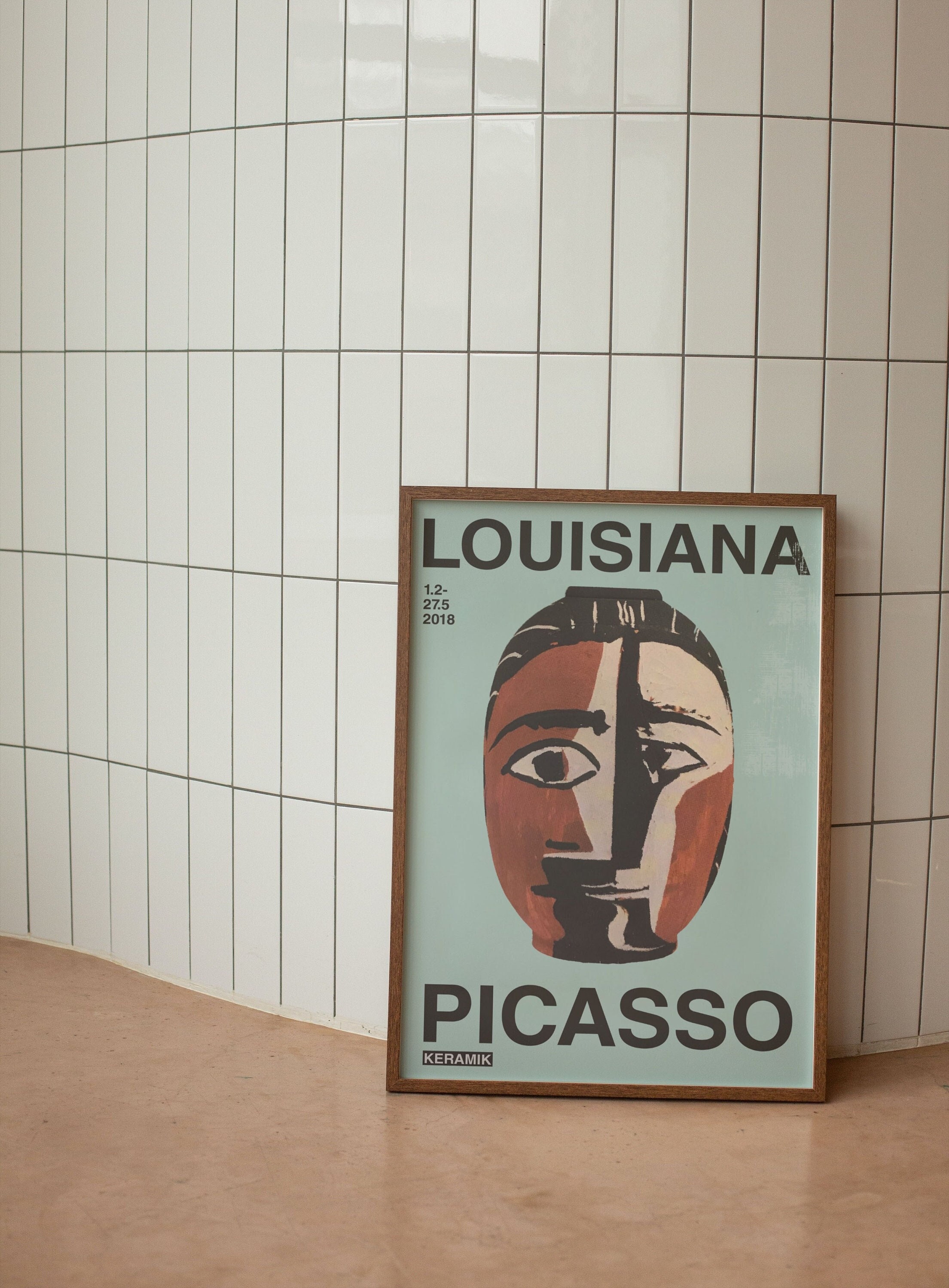 Picasso Exhibition Poster Keramik Series Vintage Print -