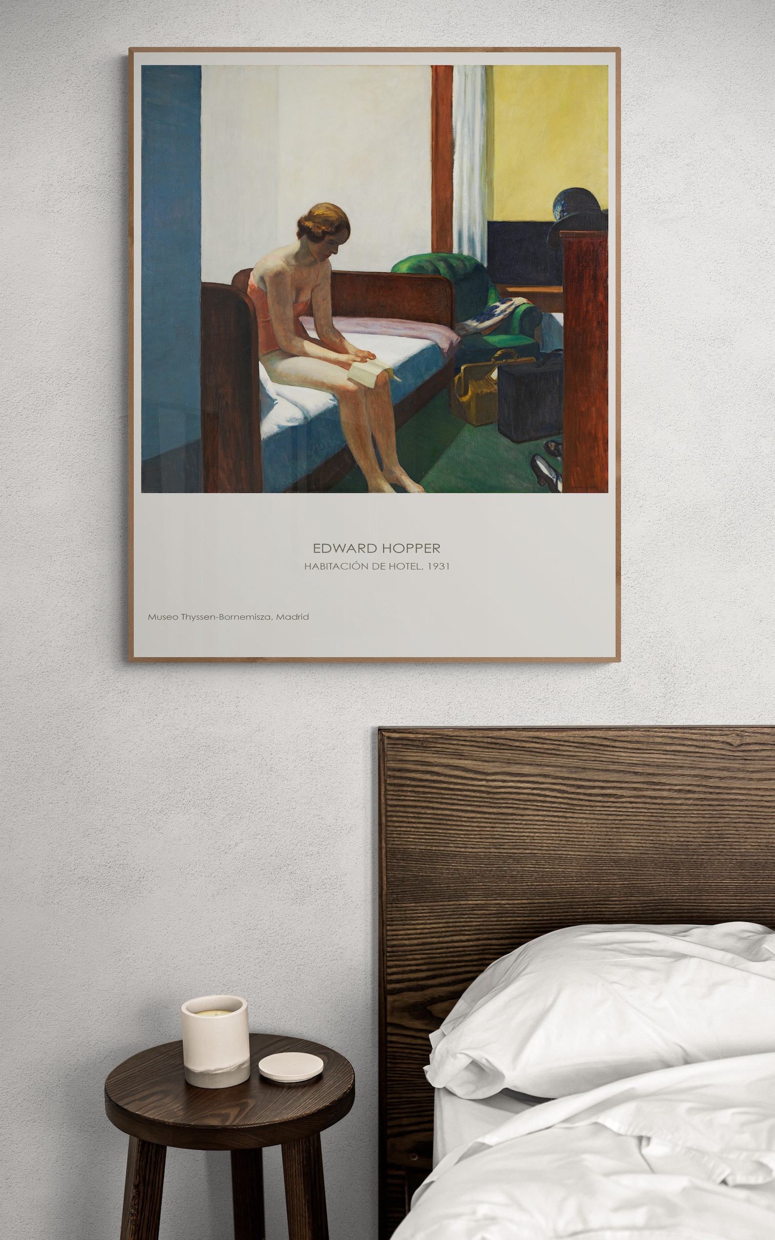 Edward Hopper Hotel Room / Museo Nacional Thyssenbornemisza Etsy