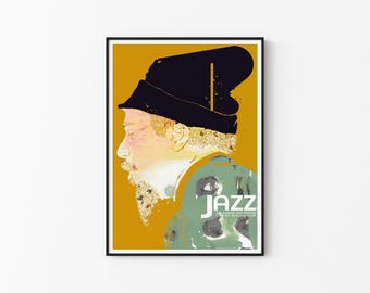 Thelonious Monk - Aarhus International Jazz festival 2015 / Rare Jazz Poster - Poster Hanger