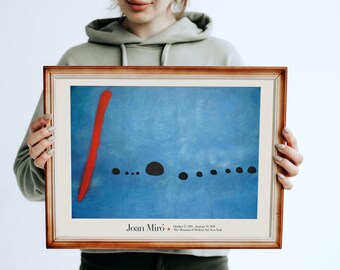 Joan Miro Blu II ジョアン ミロ コンポジションⅡ 額縁 Joan Miro Blu II ジョアン ミロ コンポジションⅡ 額縁