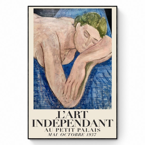 Matisse - Independent Art - Henri Matisse L’Art Indepéndant / Petit Palais - Exhibition Poster - l'art modern