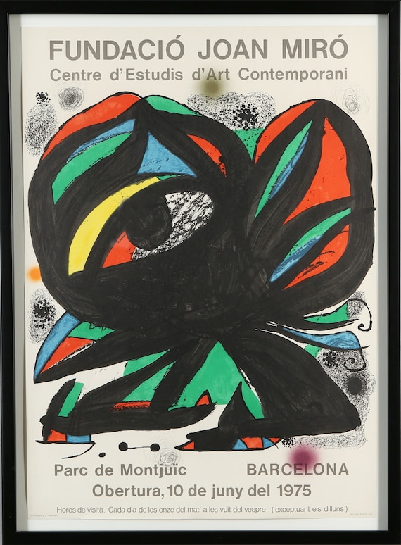 ジョアン・ミロ　リトグラフ　ポスター ジョアン・ミロ ポスター「Cartons」 / Joan Miro | Natsume Books