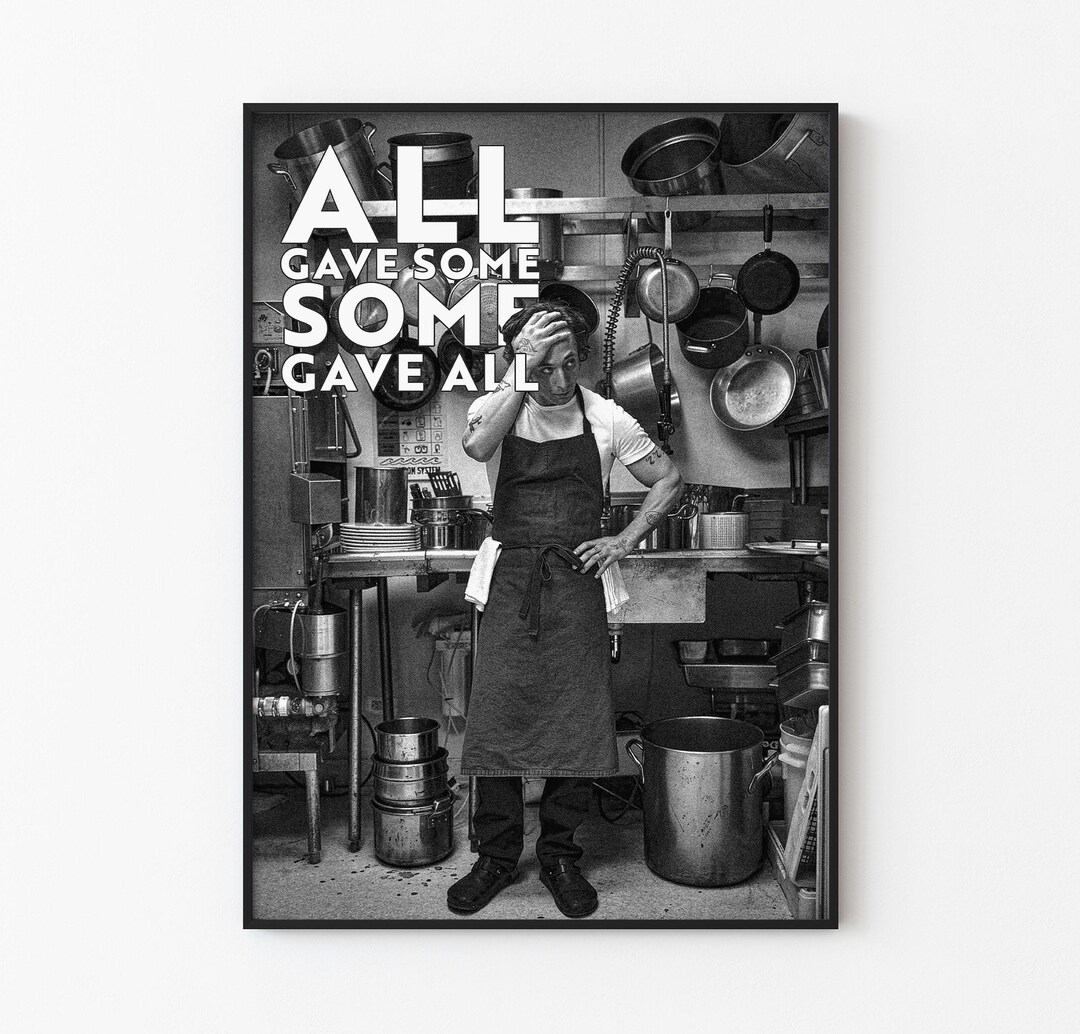 kitchen & dining prints – wolf & bear prints Images... Chef Wall Art – the Bear Inspired Kitchen Print, Black and White ...