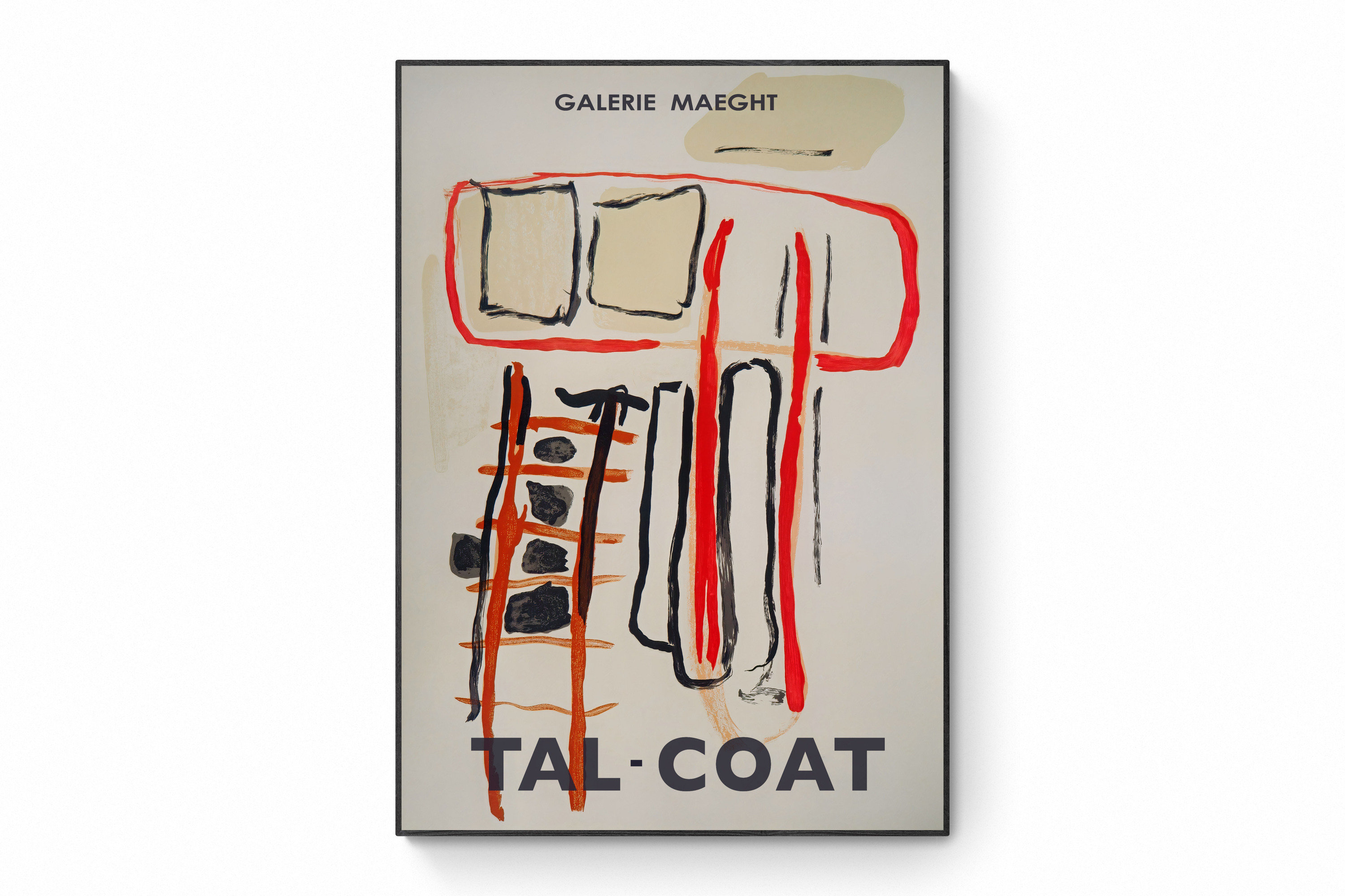 ピエールタルコート / タルコート 1956 Galerie Maeght 展覧会ポスター  