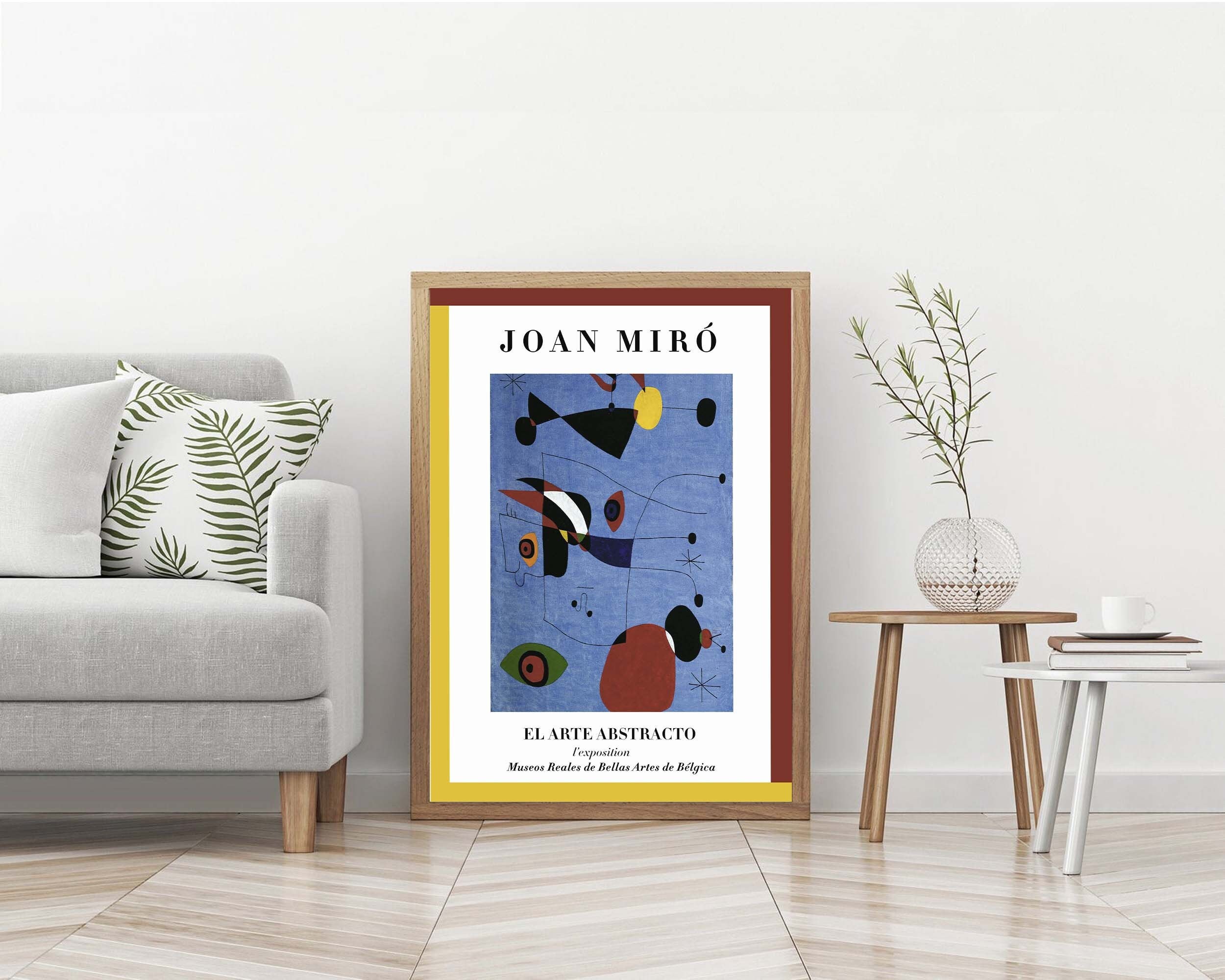 Joan Miro Abstract Art Printable Decor Neutral Wall | Etsy
