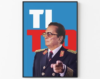 チトー元帥ポスター: ヨシップ・ブロズ - ユーゴスラビアアート - Etsy
