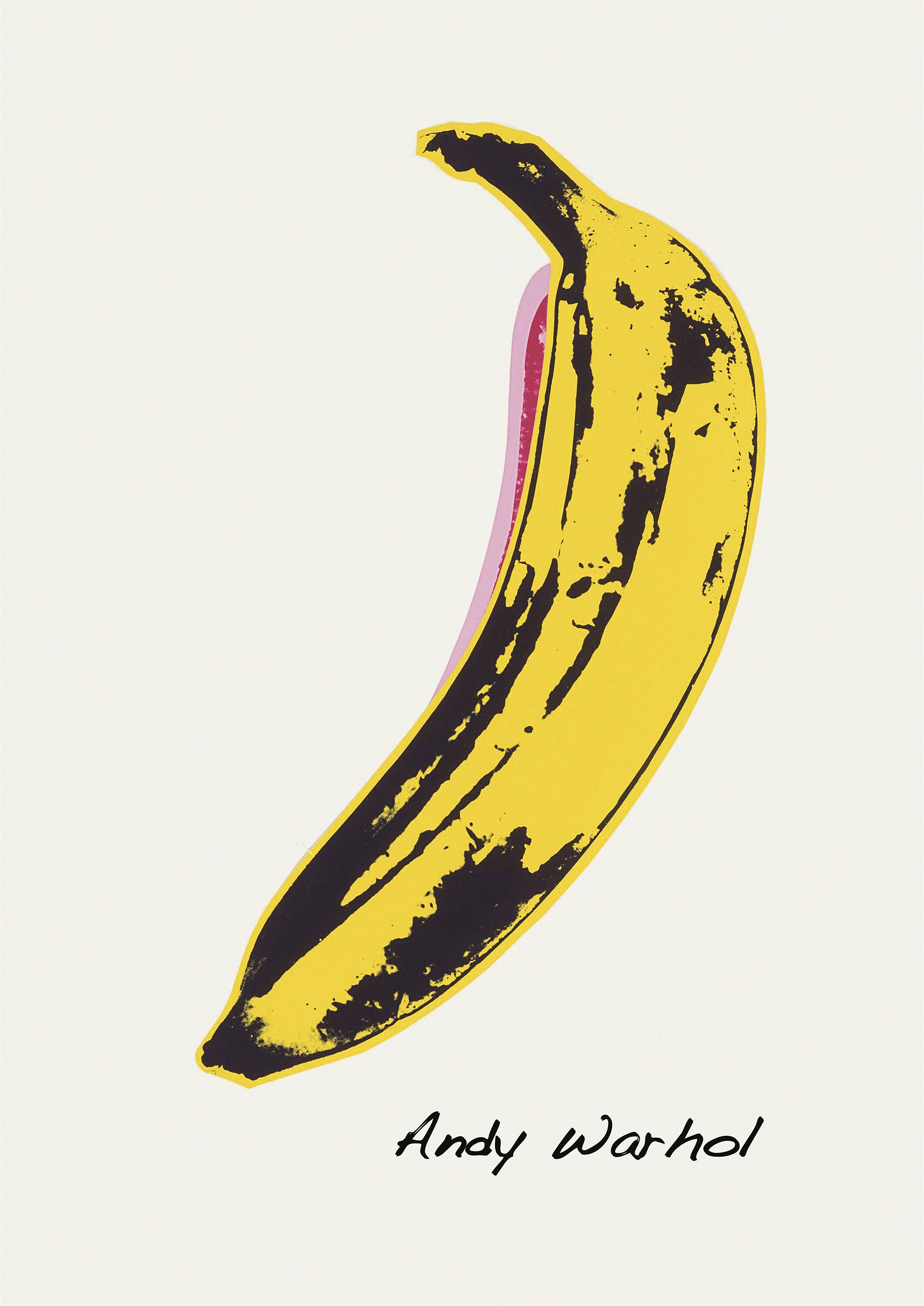 Andy Warhol Banana Artwork Remake Design Wall Art Poster Etsy
